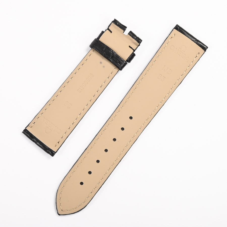 ブラックアリゲーター レザーストラップ 20-18mm | 9800.04.13 | 未