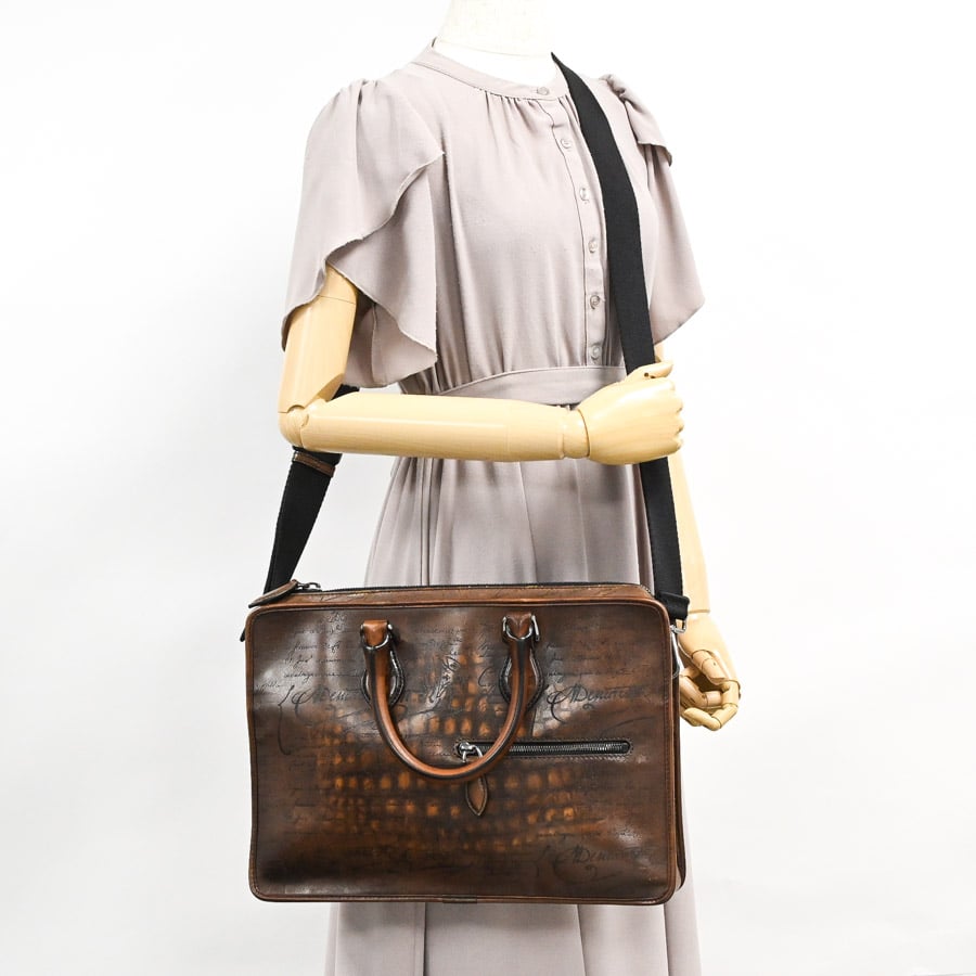 ベルルッティ | アンジュール | ブリーフケース | カーフ | 中古AB品