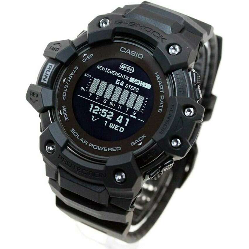 CASIO G-SHOCK G-SQUAD BLACK DIGITAL MEN WATCH GBD-H1000-1JR - ROOK