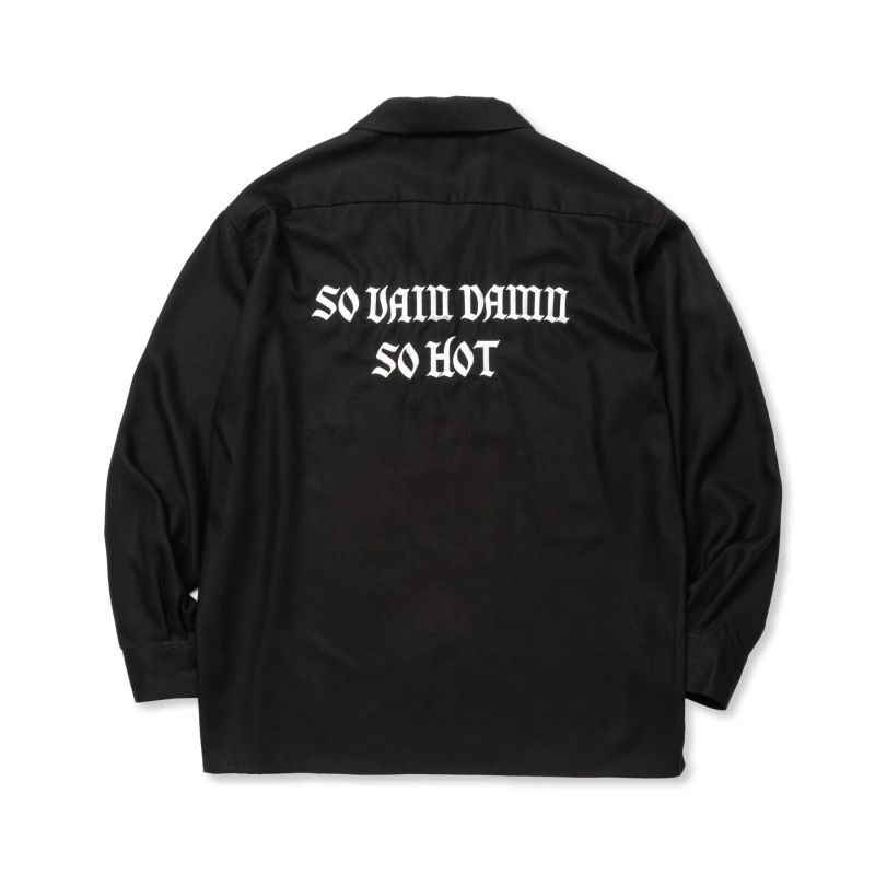 CALEE EMBROIDERY OPEN COLLAR L/S SH CL-24SS005 公式通販