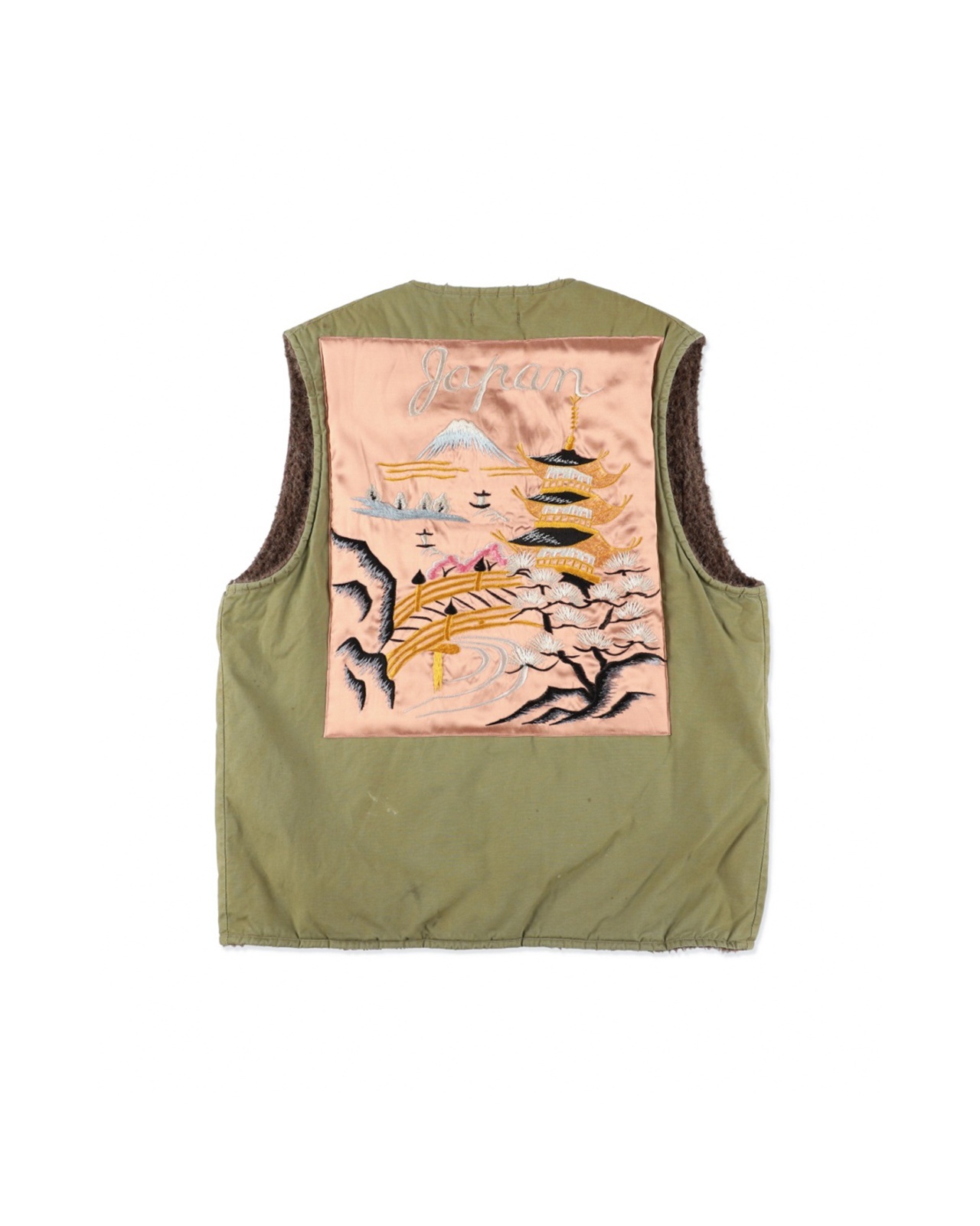 BOW WOW REMADE USN DECK VEST SUKAJAN EMB AGED BW252-RUDVE 公式通販