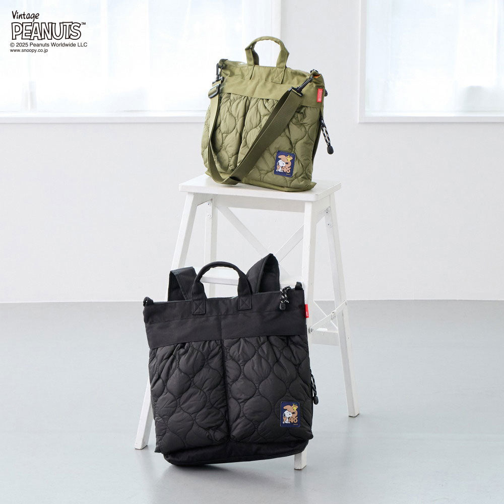 PEANUTSコミック誕生75周年記念商品】IP.セオルー.パフ.Peanuts-0R