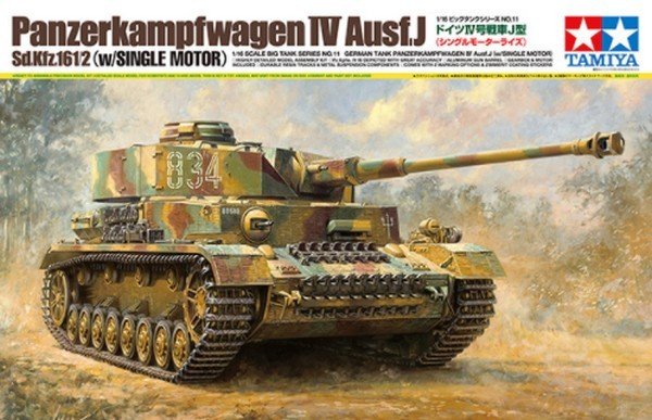 Tamiya 36211 1/16 Model Kit German Panzerkampfwagen Panzer IV Ausf