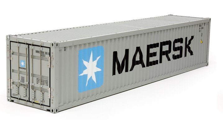 Tamiya 56516 Maersk 40-Foot Container for 1/14 Scale RC Semi