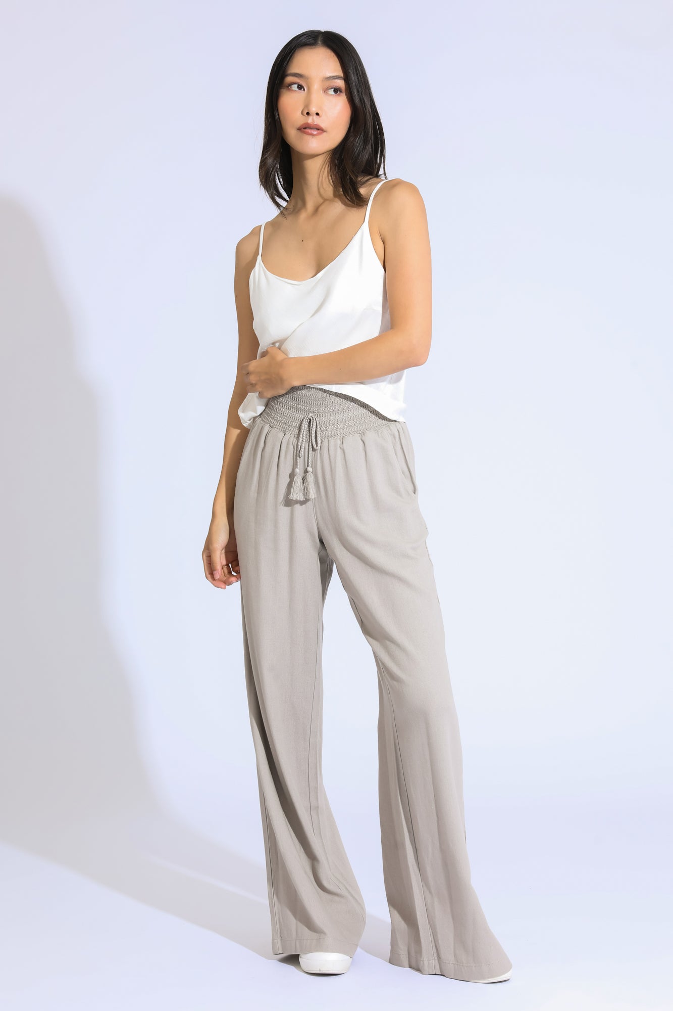 Luna Boardwalk Wide Leg Pant - Taupe – Rewash Brand