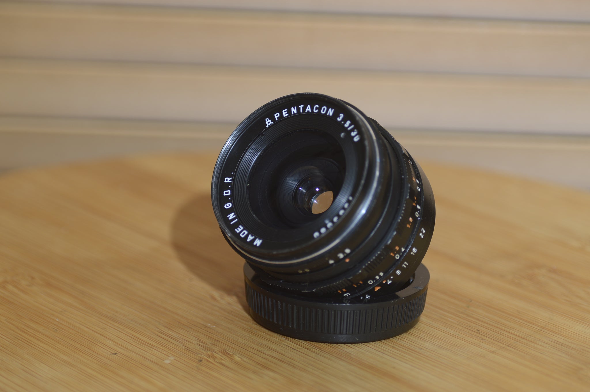 Vintage Pentacon 30mm f3.5 M42 Wide Angle Lens. – Rewind Cameras