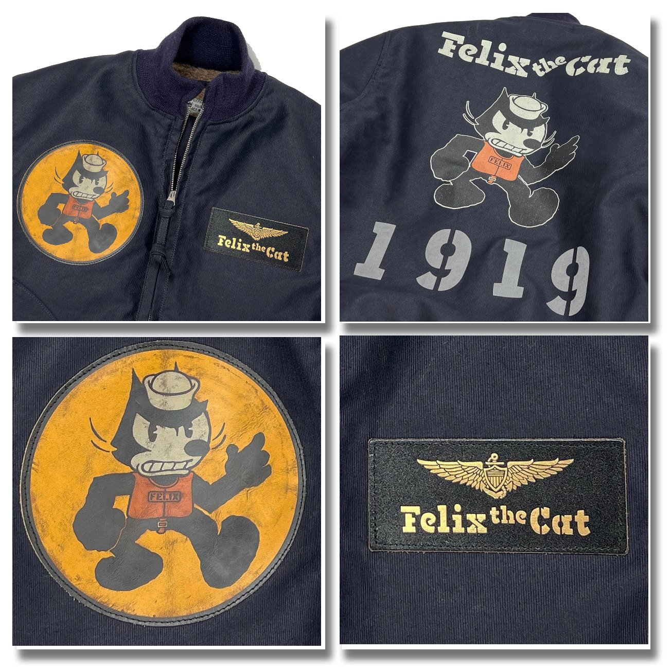 TOYS McCOY × FELIX THE CAT デッキジャケット No.TMJ2421 