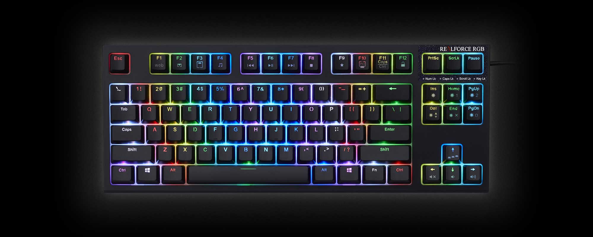 Product: REALFORCE RGB TKL | REALFORCE | Premium Keyboard, PBT