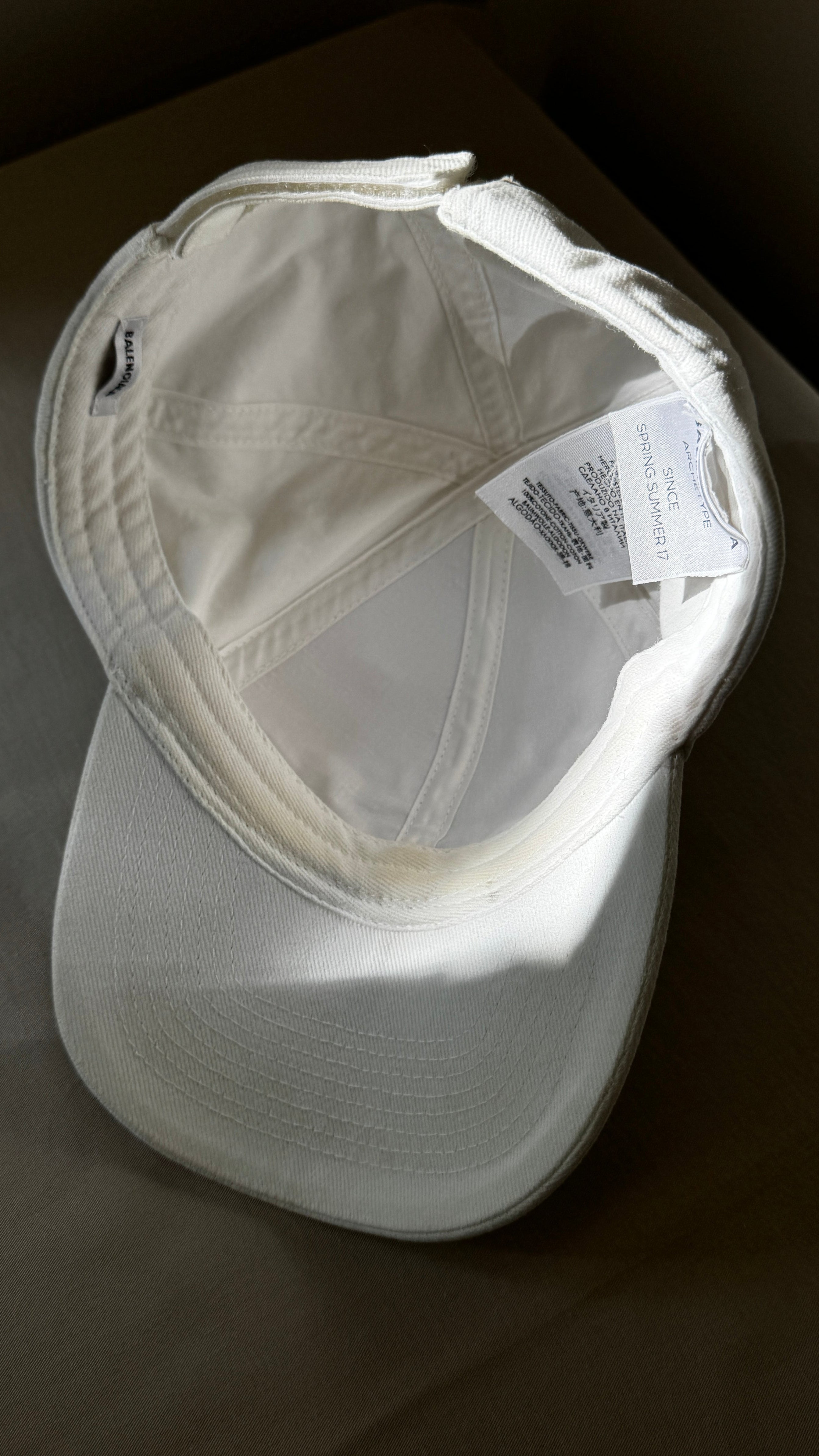 BALENCIAGA Archetype Cap White – REAWAKE