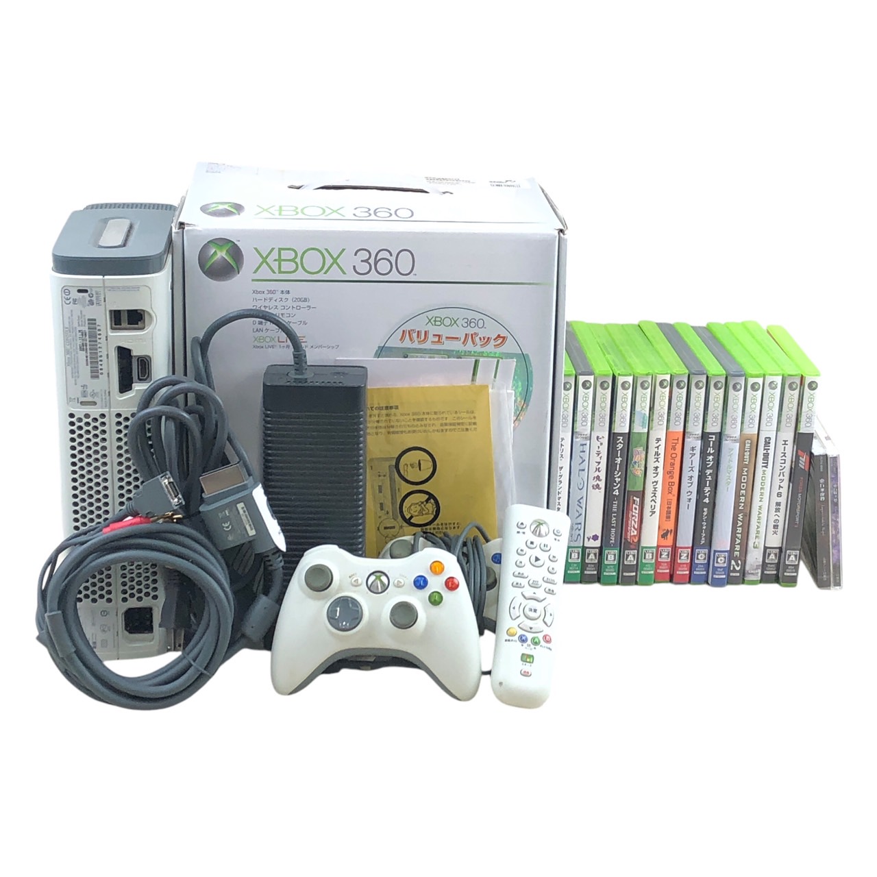 マイクロソフト】Microsoft XBOX360 本体 ソフト付 をお買取りさせて