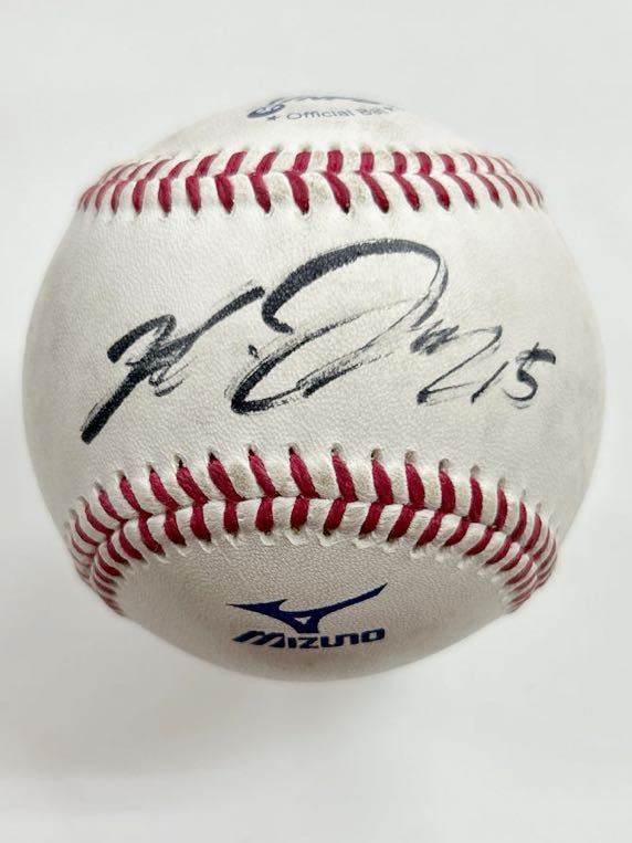 広島東洋カープ 永久欠番 15番 黒田博樹氏 直筆サインボール【球団公式