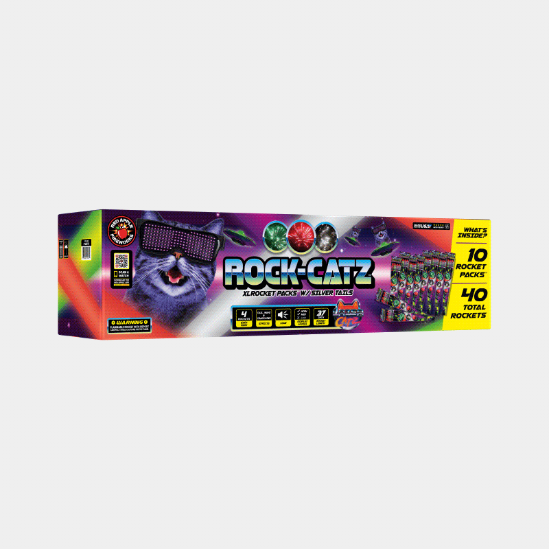 Buy Rock-Catz™ XL® Rocket Fireworks Online