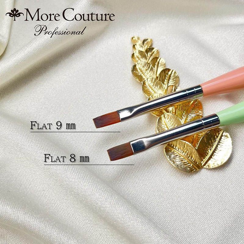 rednails web channel / ☆モアジェルブラシ フラット 9mm(キャップ付