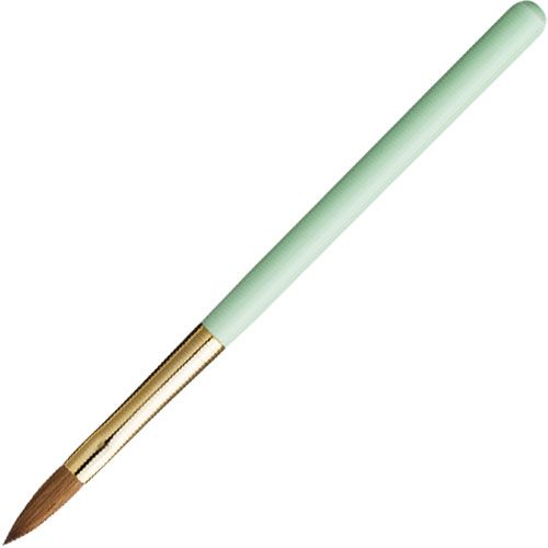 Fleurir スカルプチュアブラシ グリーン 21mm