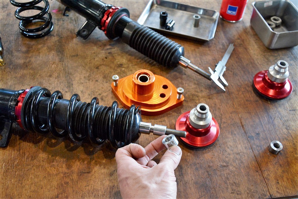 アバルト用ラルグス車高調に加工ご依頼を頂きました | RED POINT