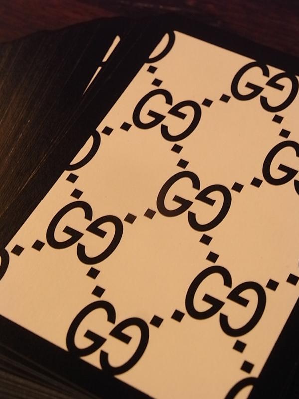 GUCCIトランプ、グッチノベルティ、ブランドトランプカード