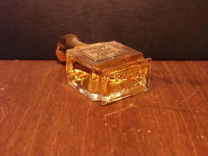 CARON/FLEURS DE ROCAILLE香水瓶、ミニチュア香水ボトル、ミニガラス