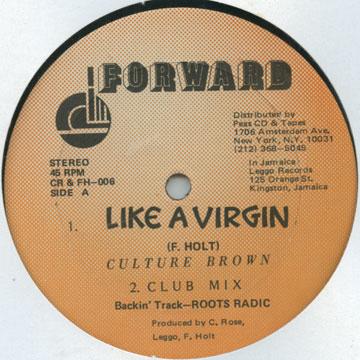 Culture Brown - Like A Virgin; Like A Virgin (Club Mix)(12