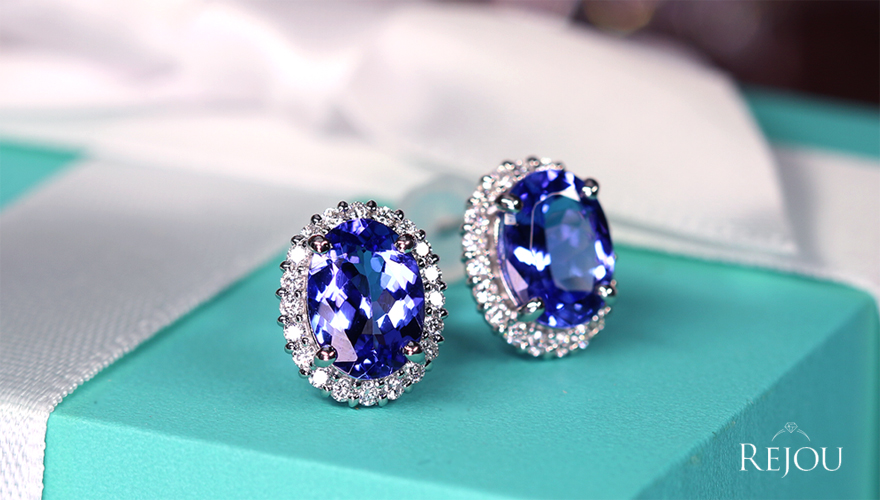 タンザナイト 2.5ct ダイヤモンド プラチナ ピアス【品質保証書/宝石