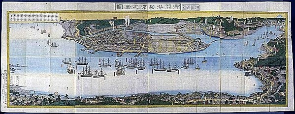御開港横浜之全図 増補再刻 ｜ 横浜市歴史博物館