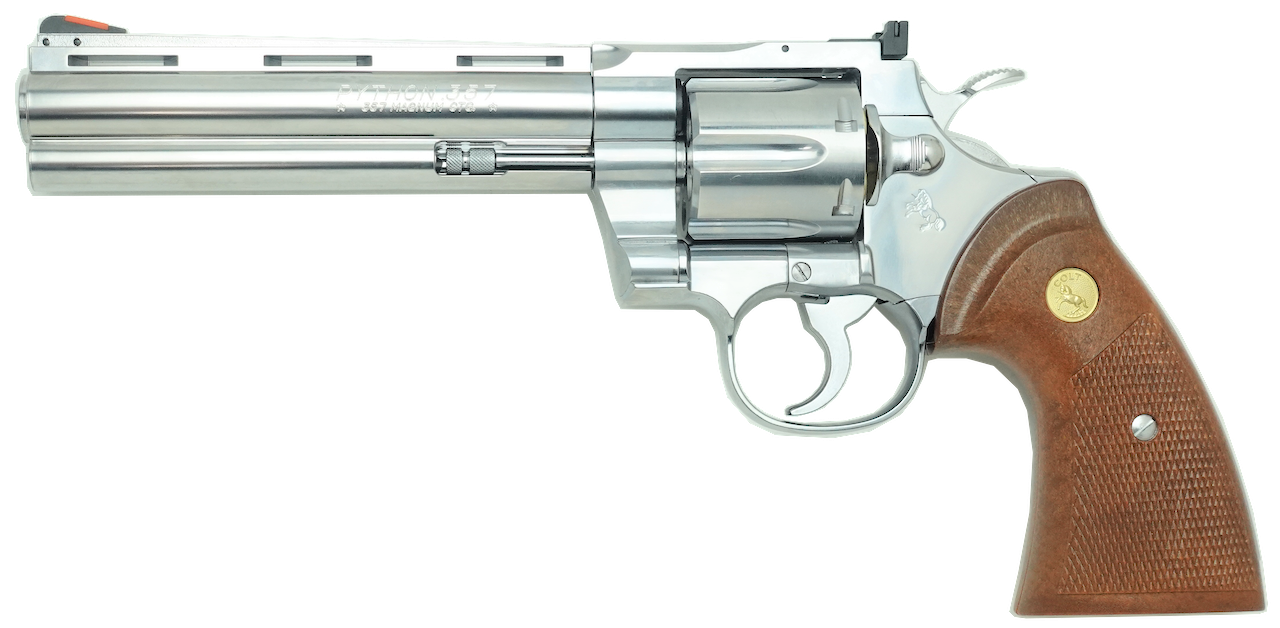 コルトパイソン6インチRモデルStainlessFinish