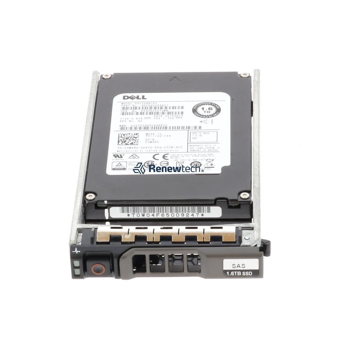 DELL DR0HX - 1.6TB SSD SFF SAS 12G MIX MZILT1T6HAJQ0D3