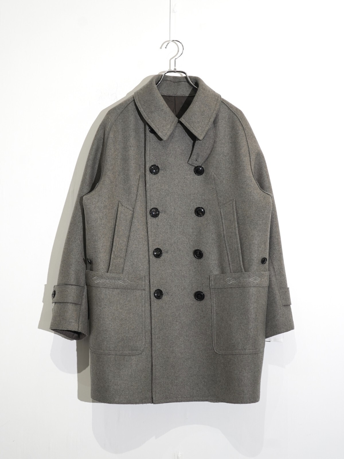 ヘビーウールカシミアメルトンピーコート - サルト メンズ｜公式通販