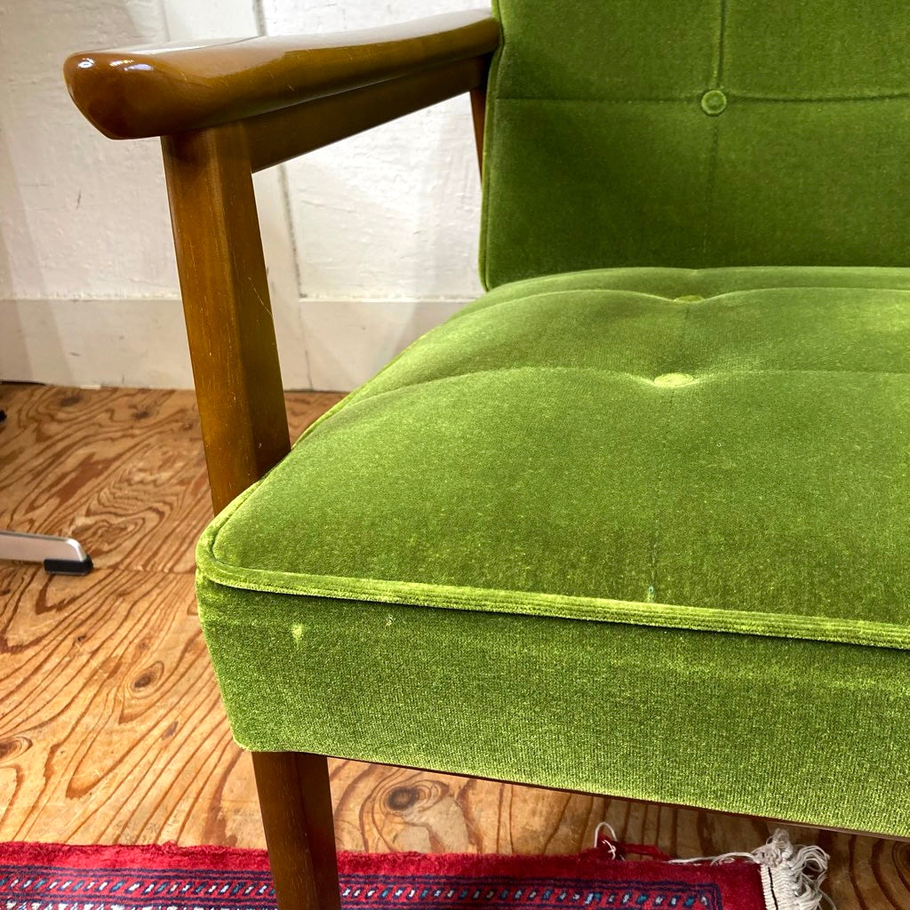 カリモク60 / karimoku Kチェア アームチェア モケットグリーン 1