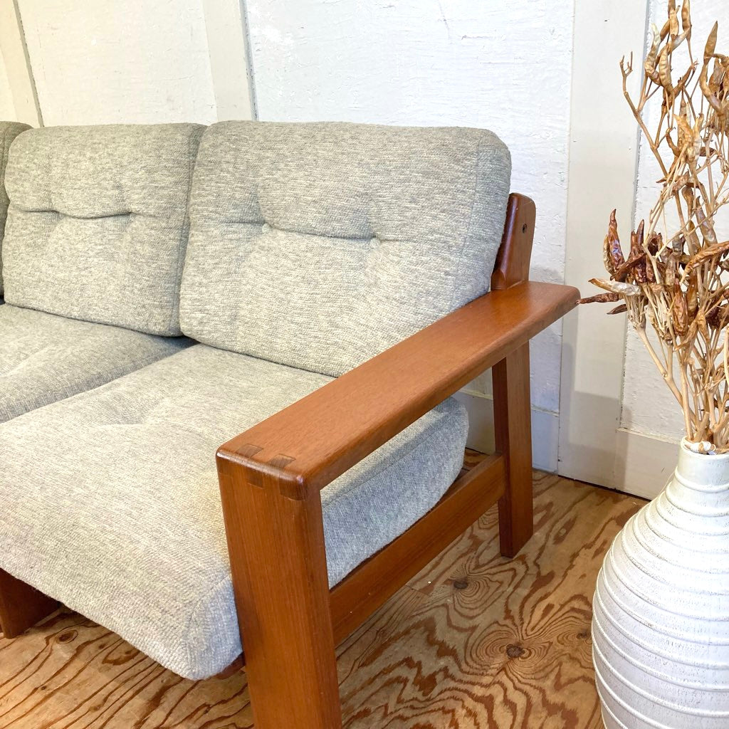 コスガ / KOSUGA 3人掛け セパレート アームソファ チーク材 ジャパン