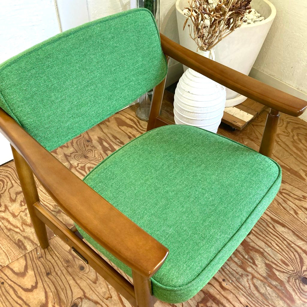 カリモク60 / karimoku Dチェア アームチェア タープグリーン 1