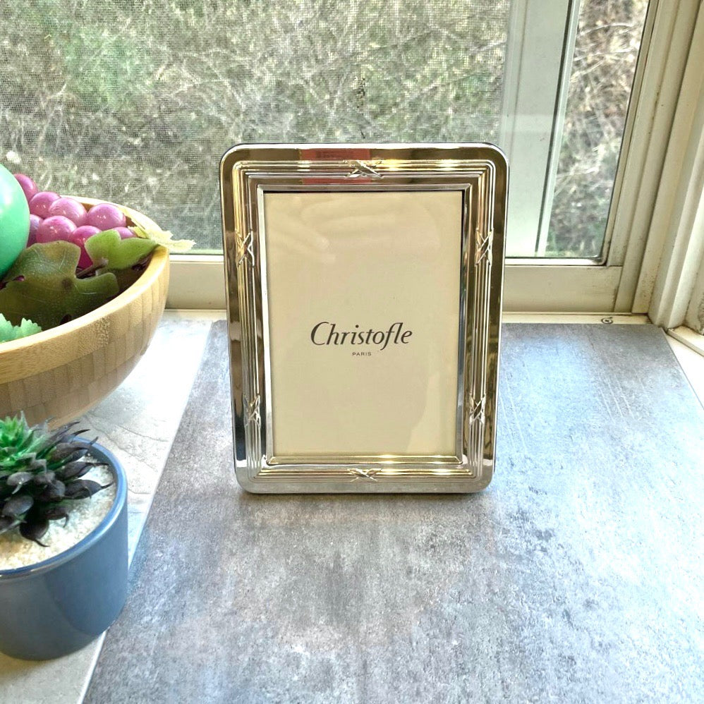 クリストフル / Christofle フォトフレーム エジェア リュバン 9×13 L