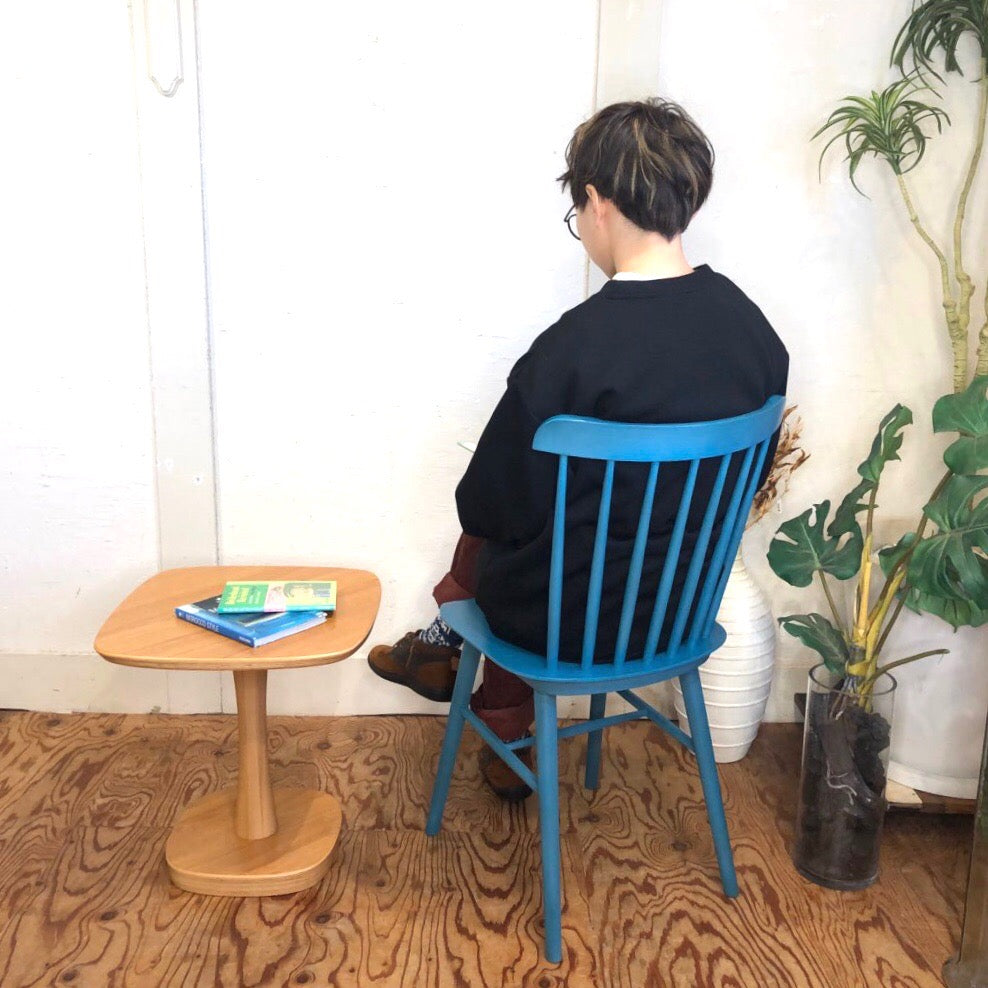 TON社 ウィンザーチェア ダイニングチェア ブルー 展示品 中古 青 水色