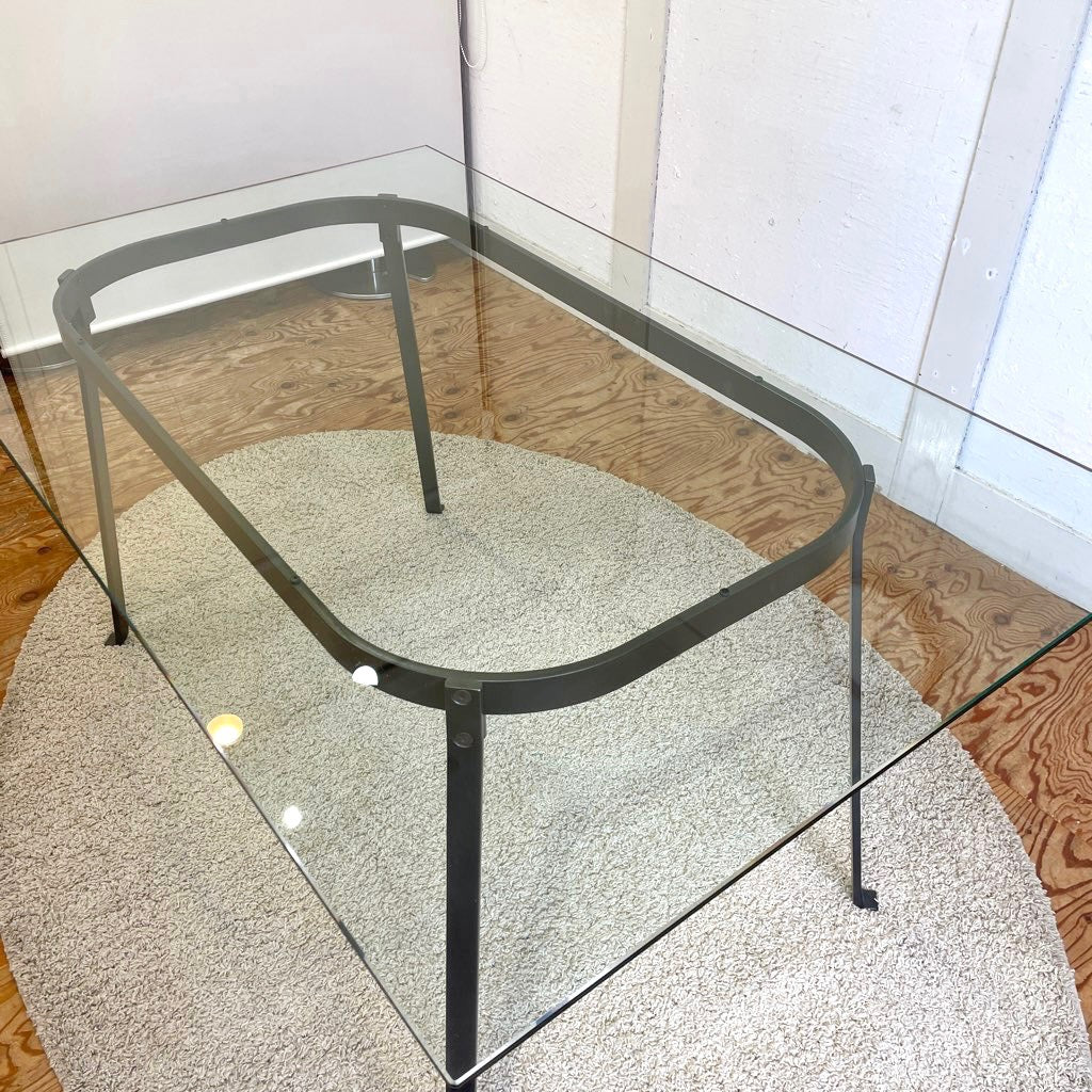 無印良品 / muji ガラス天板 ダイニングテーブル エンツォ・マーリ