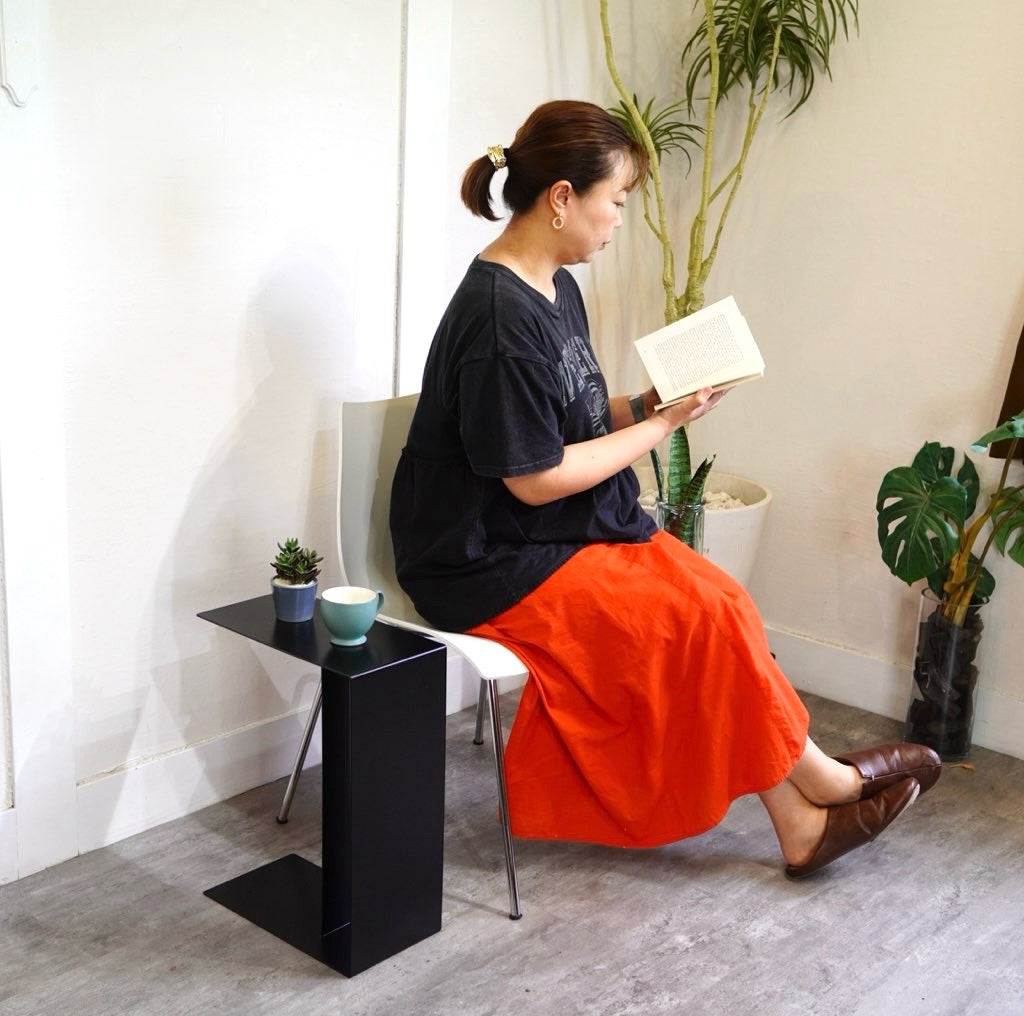 カナデモノ/ KANADEMONO 2way アイアンプレート サイドテーブル