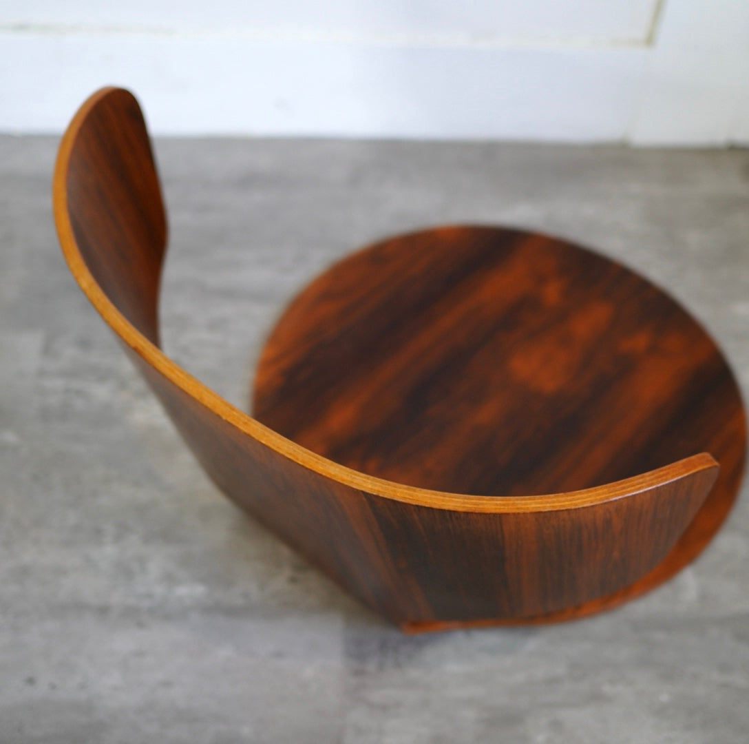 天童木工/Tendo カブト 座椅子 剣持勇ブラジリアンローズウッド