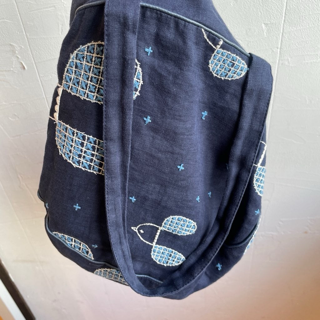 古着】ミナペルホネン / mina perhonen ミャオバッグ / meow bag