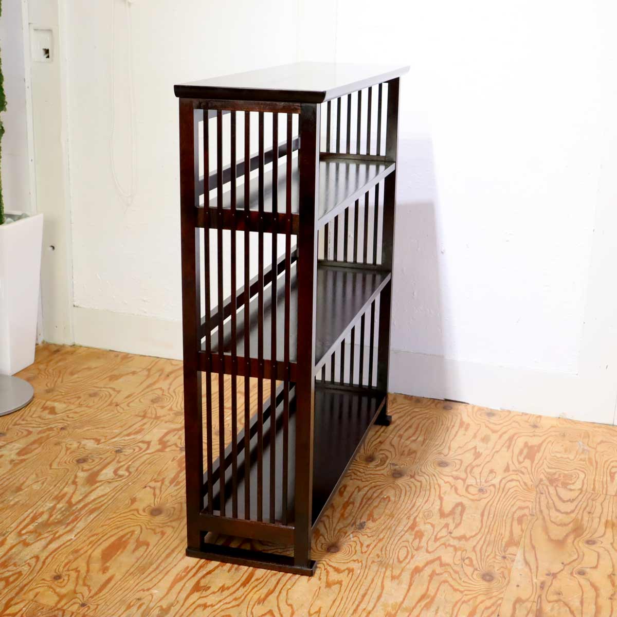 北海道民芸家具 書棚 HM117 本棚 小 中古 【1】 キャビネット シェルフ