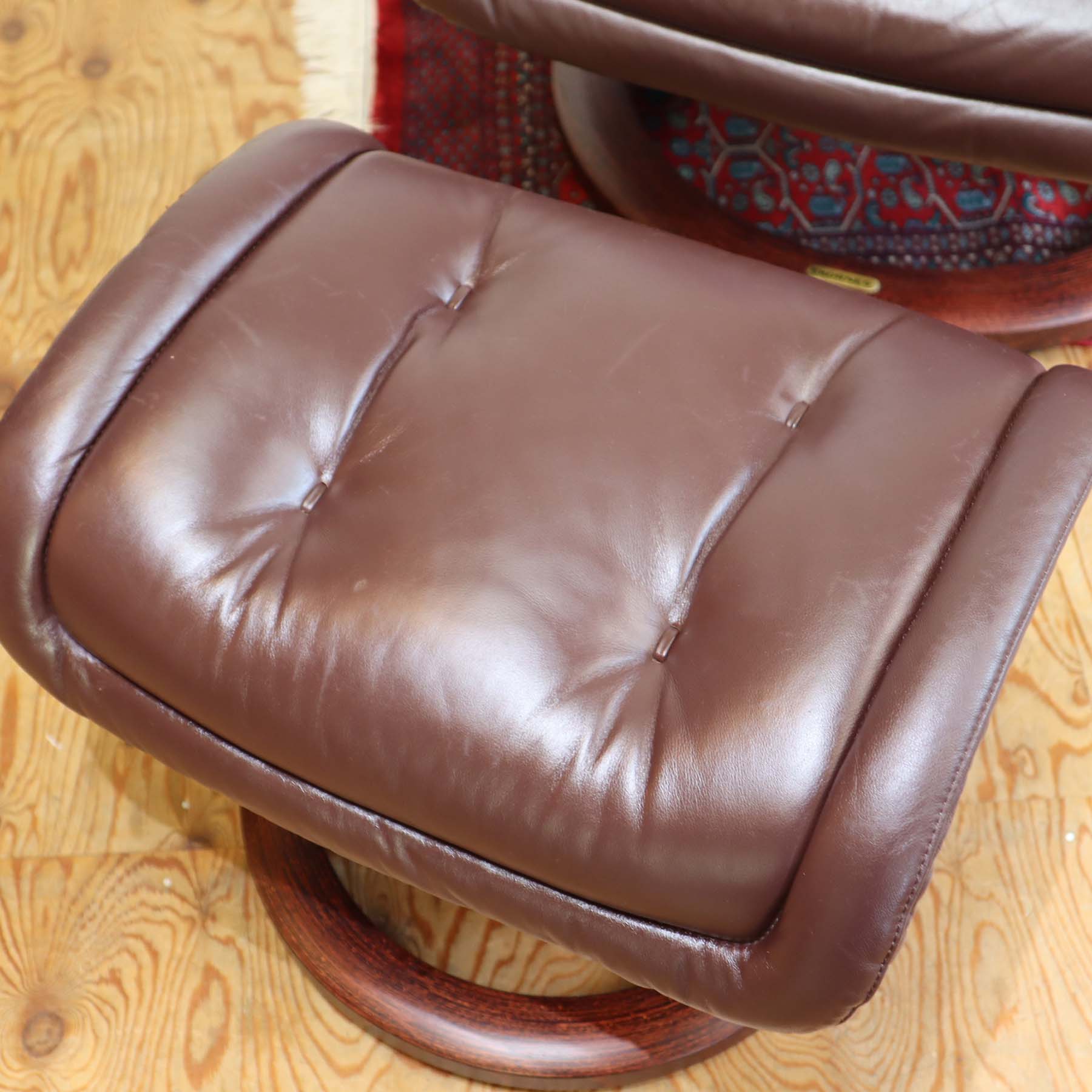 エコーネス/EKORNES ストレスレスチェア オットマン ロイヤル 本革