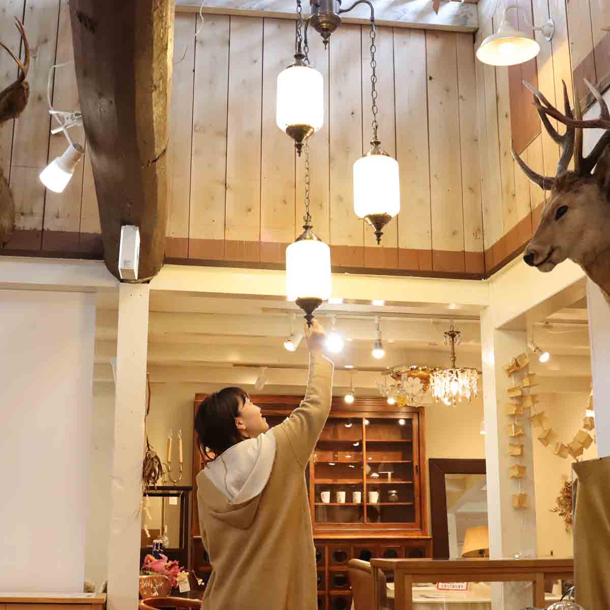 ヤマギワ / YAMAGIWA ライト 3灯 大きなライト ペンダントライト 店舗