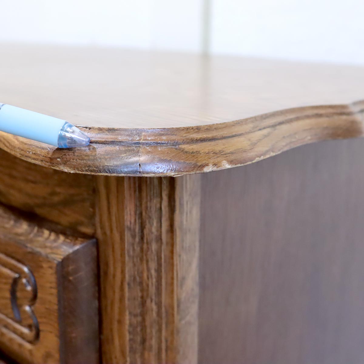 三越ブルージュ / Brugge ルーマニア製 オーク材 デスク アンティーク