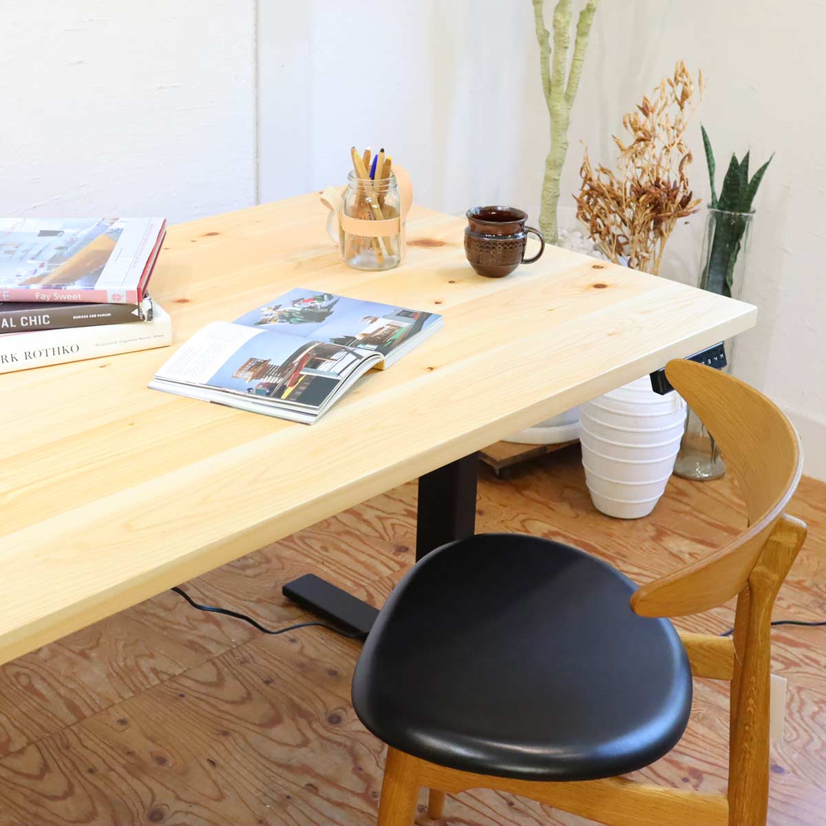 Kanademono / 金物家具のかなでもの エレクトリックデスク 電動昇降