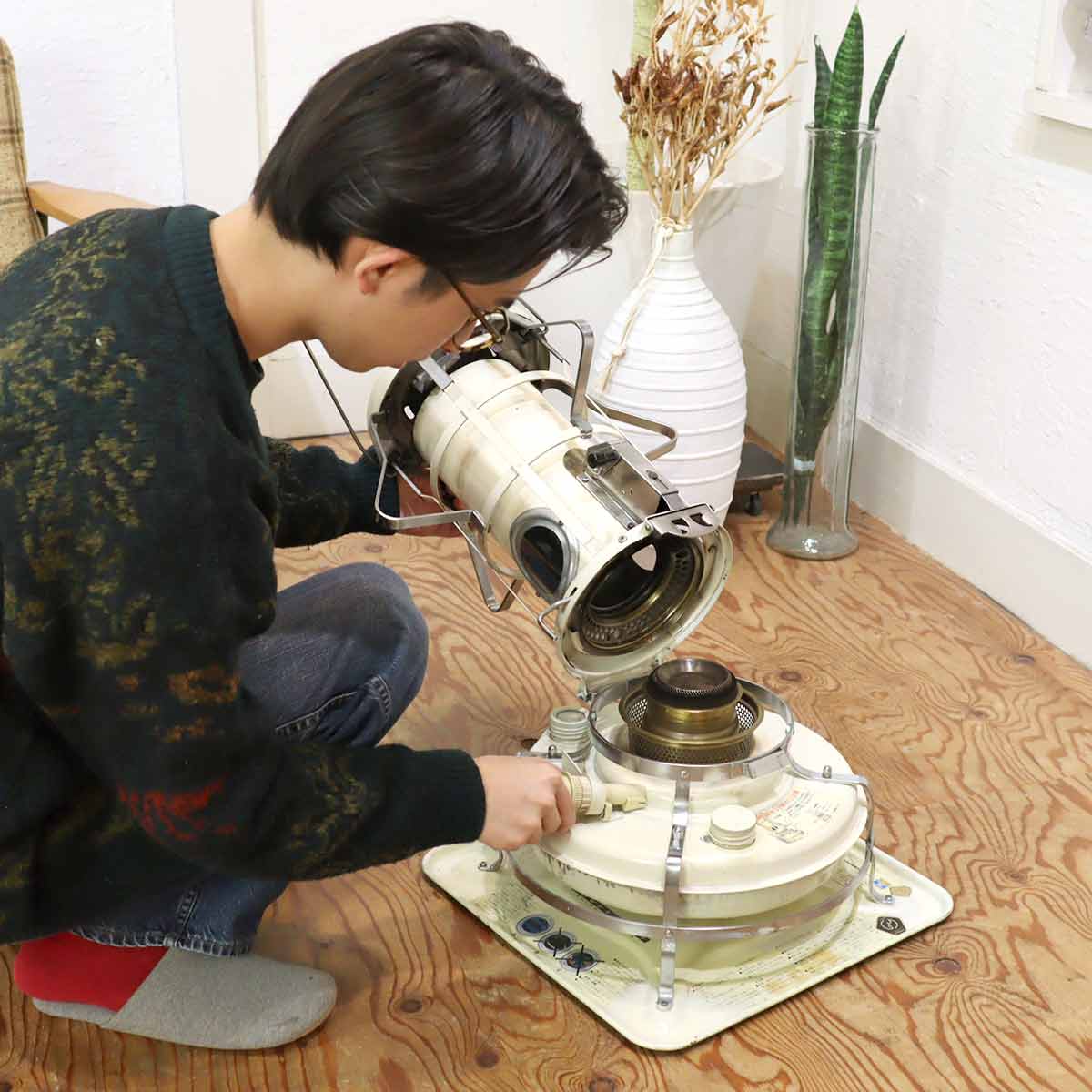 アラジン / Aladdin ブルーフレームヒーター 石油ストーブ 38型