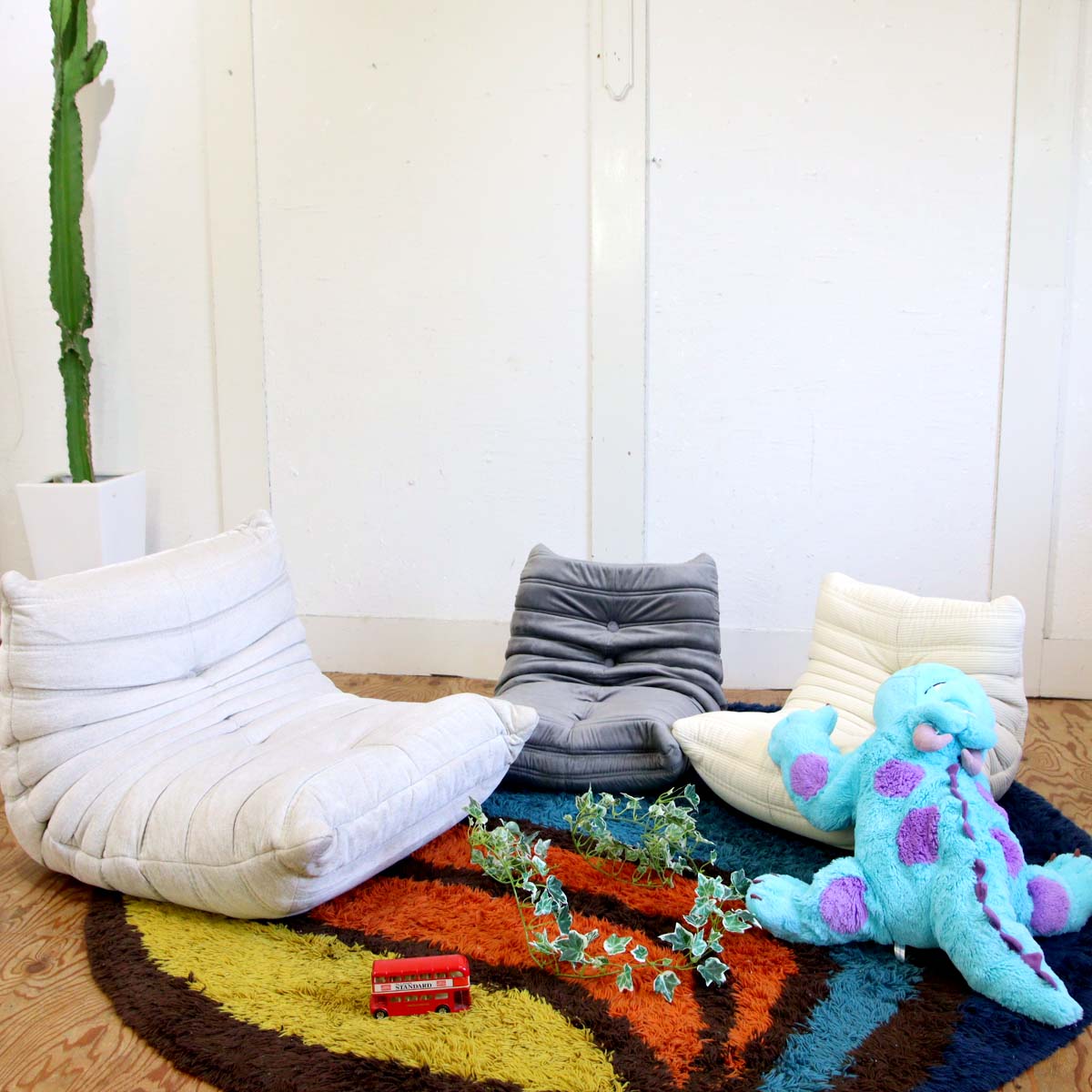 リーン・ロゼ / ligne roset ベビートーゴ グレー ローソファ キッズ