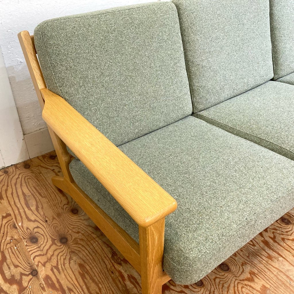 ウニコ / unico ヴィスカ / VISKA 3人掛け ソファ グリーン 中古 北欧