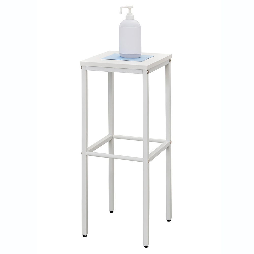 シンプル消毒液台 W300 ホワイト RFSDS-3073WH | オフィスプランニング