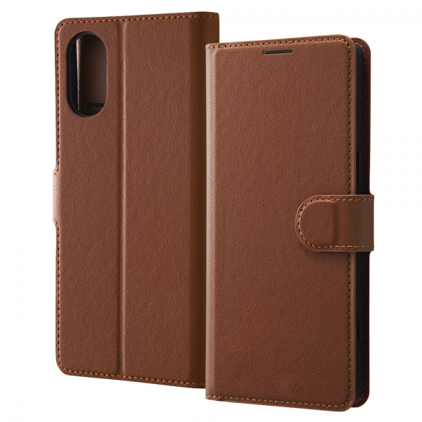 Xperia 5 V用・手帳型】Like standard 耐衝撃 手帳型レザーケース