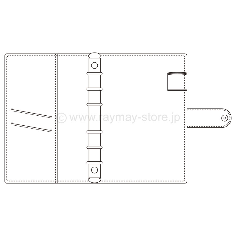 キーワード 聖書サイズ システム手帳（リング15mm） / レイメイストア