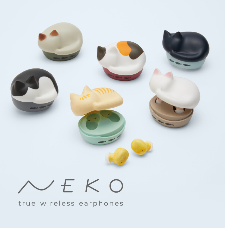 HP-C28BT Bluetooth対応 完全ワイヤレスイヤホン NEKO 猫イヤホン HP