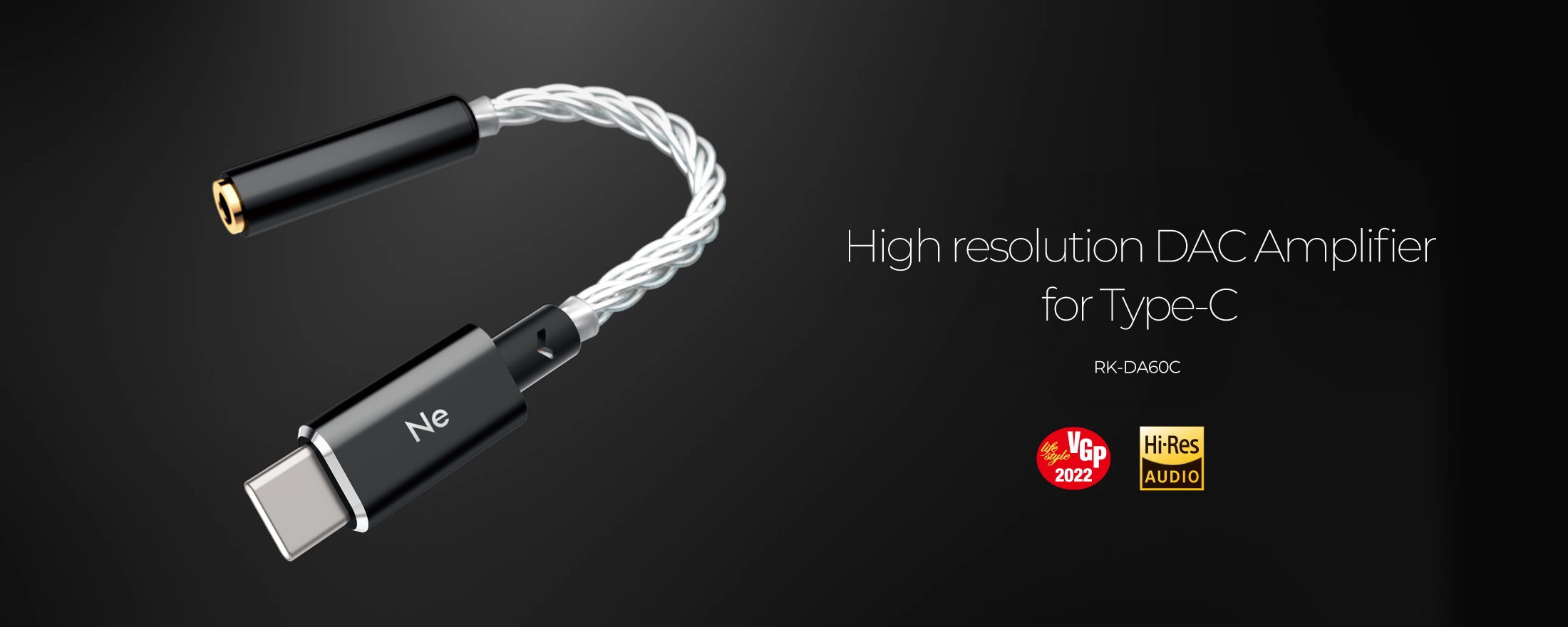 RK-DA60C 32bit/384kHz ハイレゾ対応 小型ポータブル DACアンプ