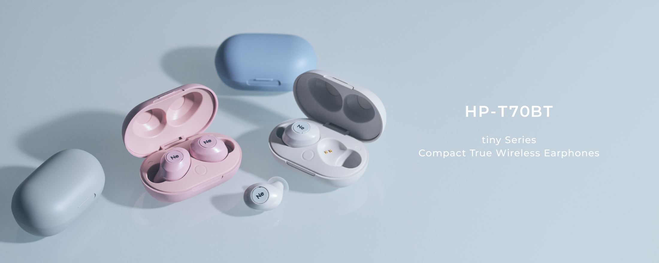 最小・最軽量クラスの完全ワイヤレスイヤホン 「HP-T250BT」「HP-T70BT